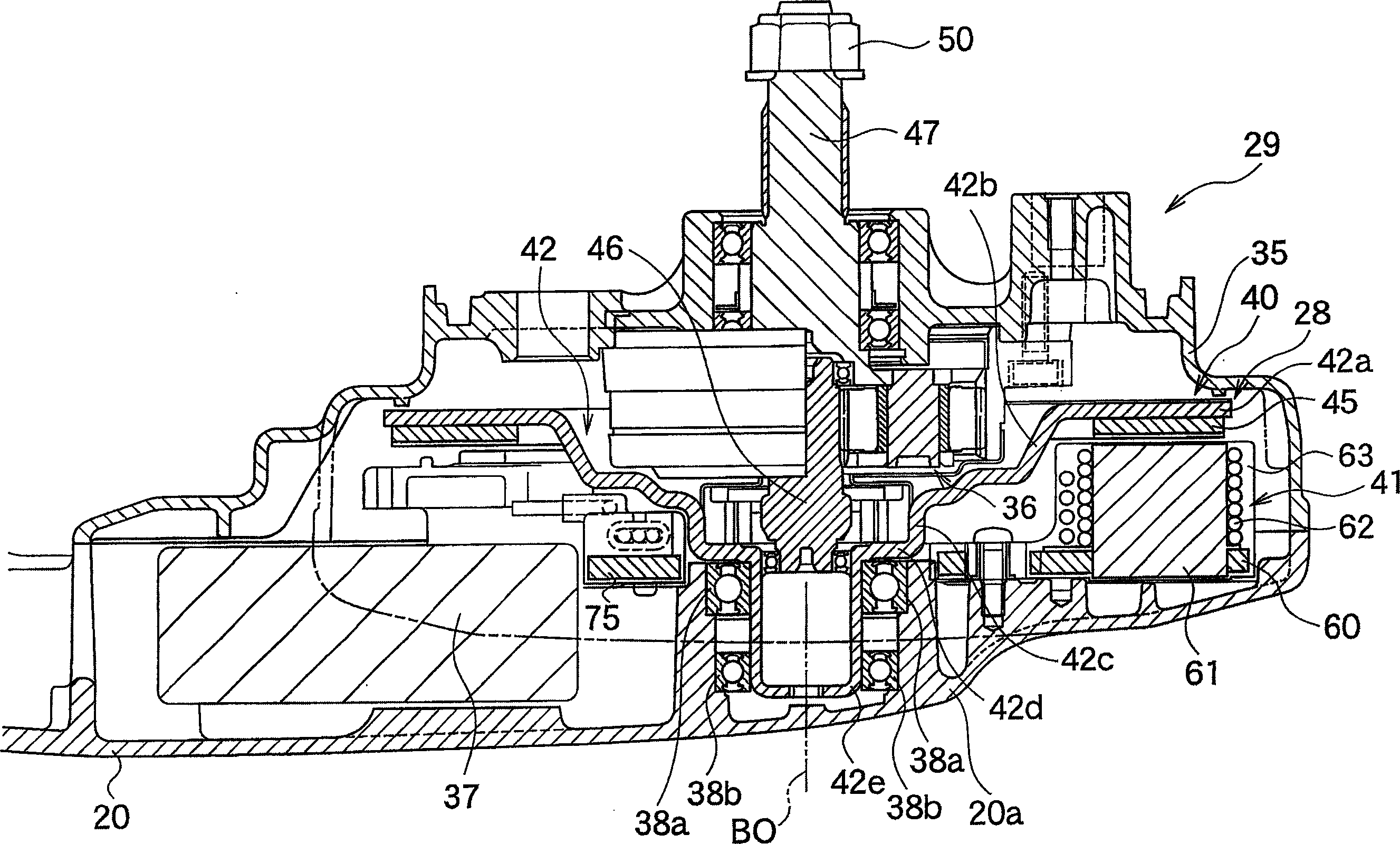Axial gap type motor generator