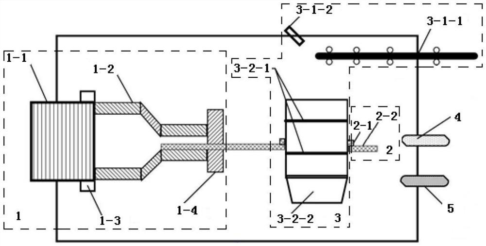 An ultrasonic atomization device and method for preparing spherical metal powder