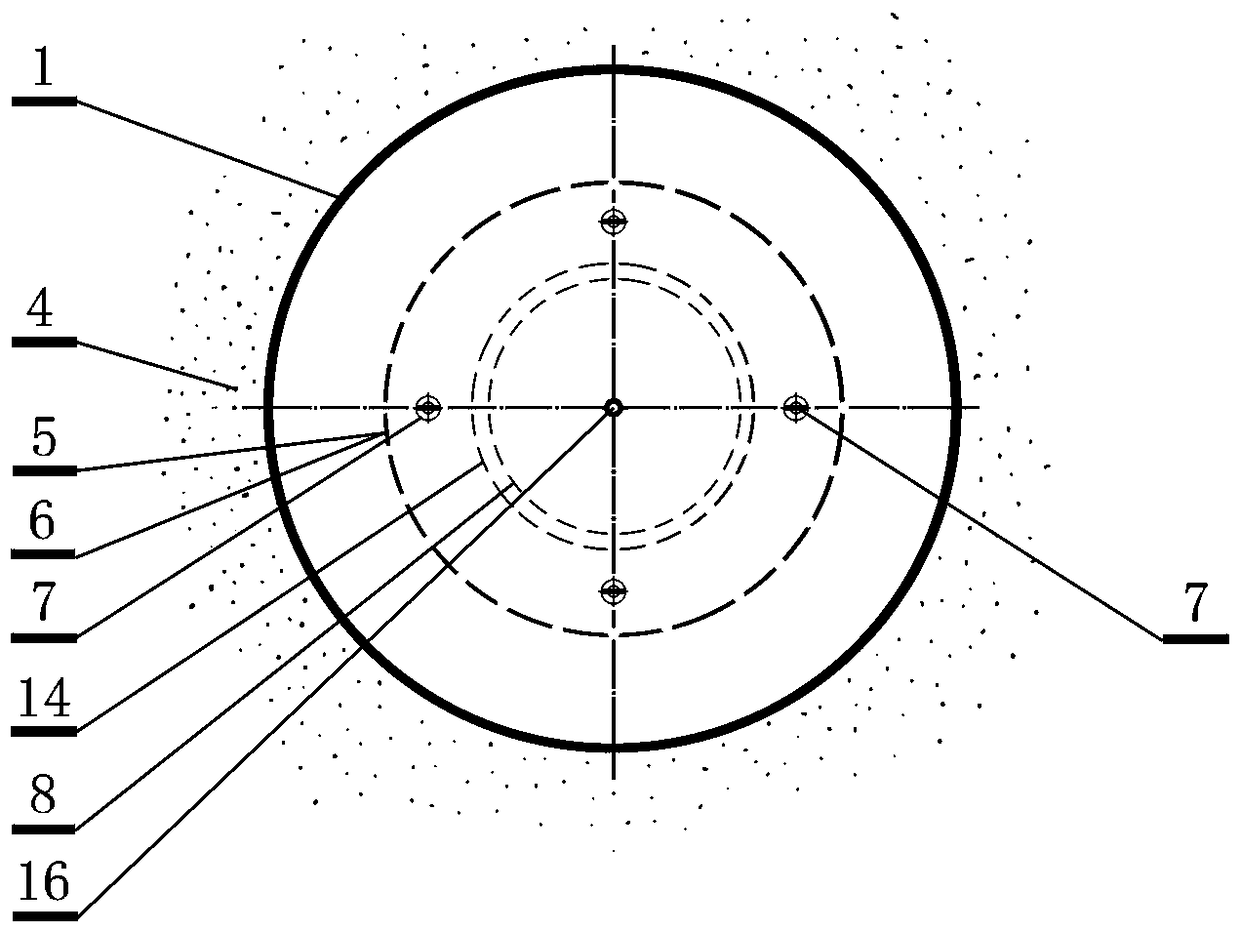 Preparing method for combined illite desert water storing and absorbing device