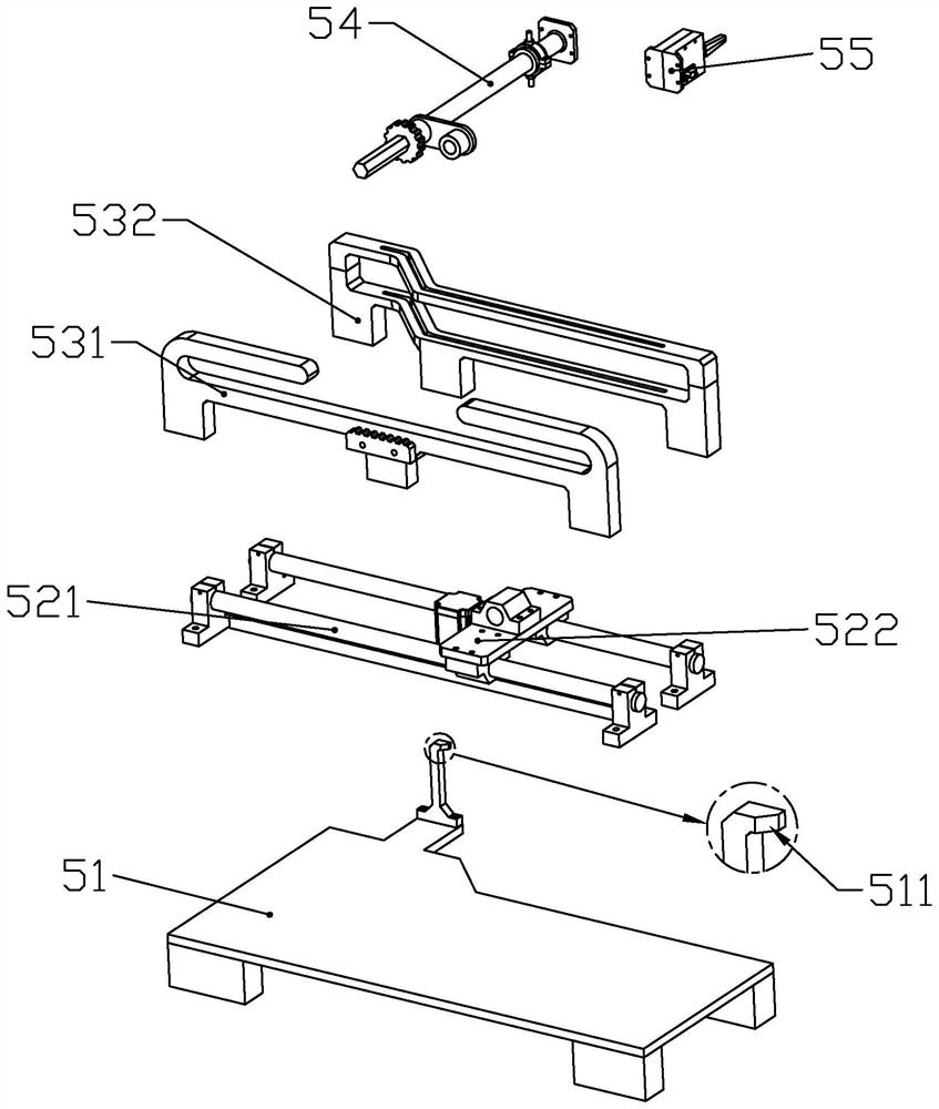 Wire moving and overturning mechanism of solar panel wire welding machine