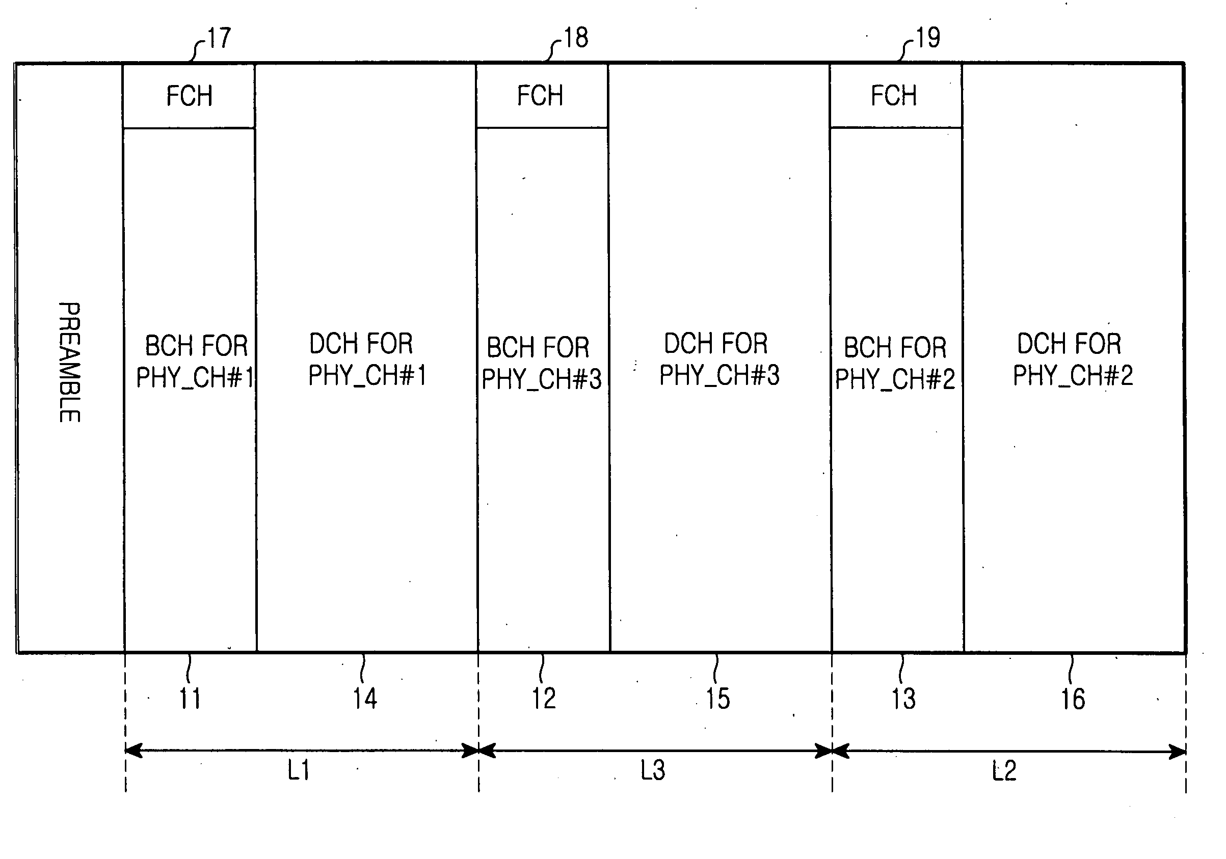 Method for transmitting broadcast channel in a cellular wireless communication system