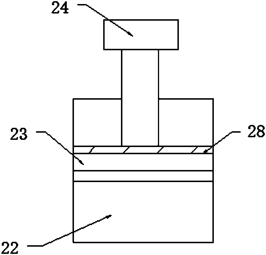 Tray in maintaining device for car tire