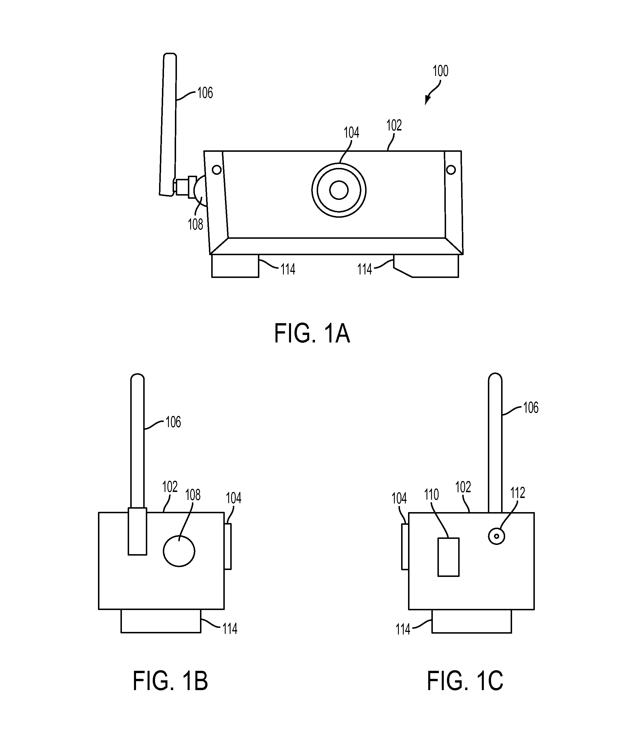Monitoring system and method including selectively mountable wireless camera