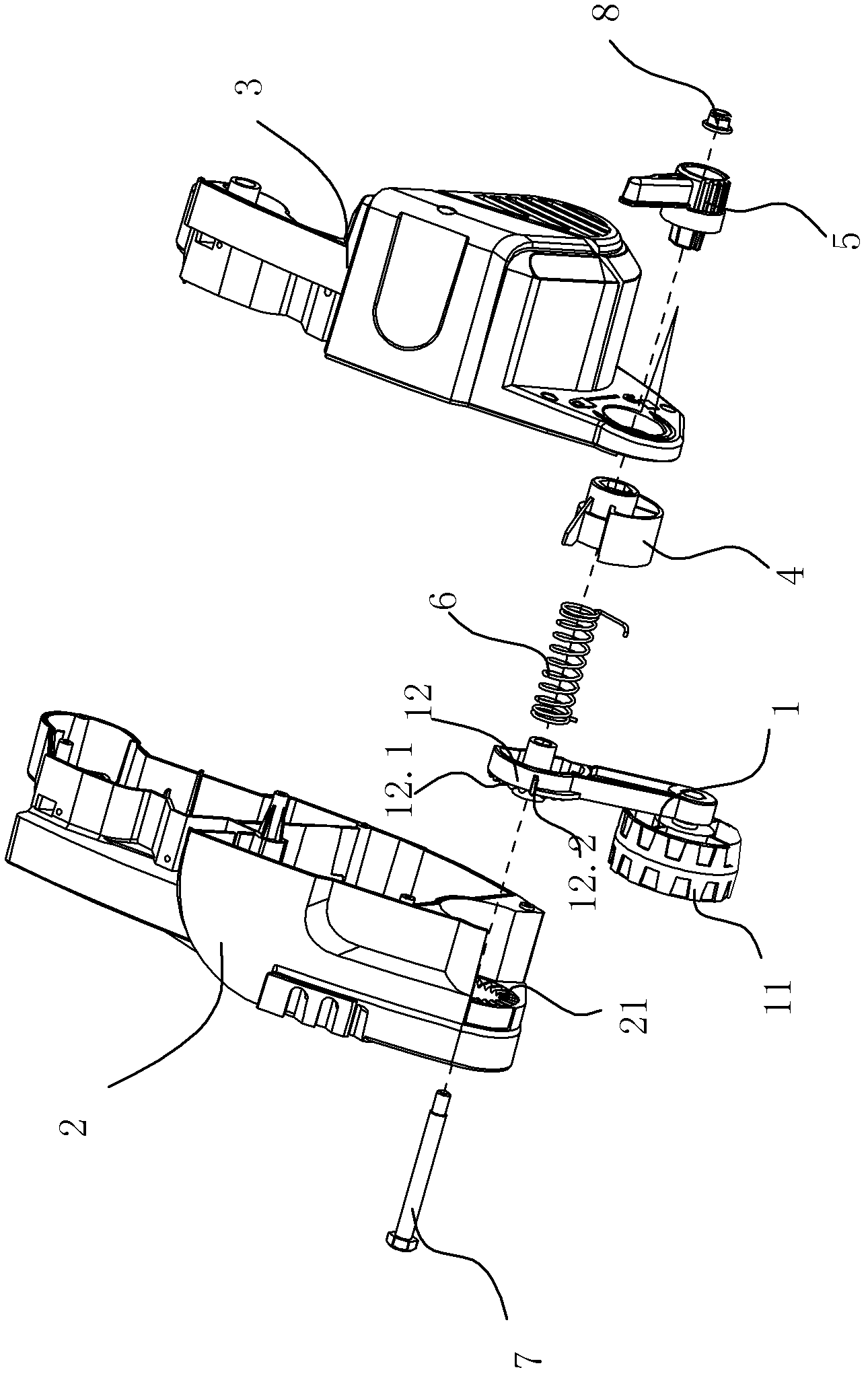 Caster locking mechanism