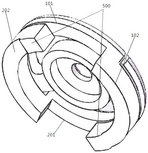 Vacuum arc-extinguishing chamber, coil-type contact element and current coil