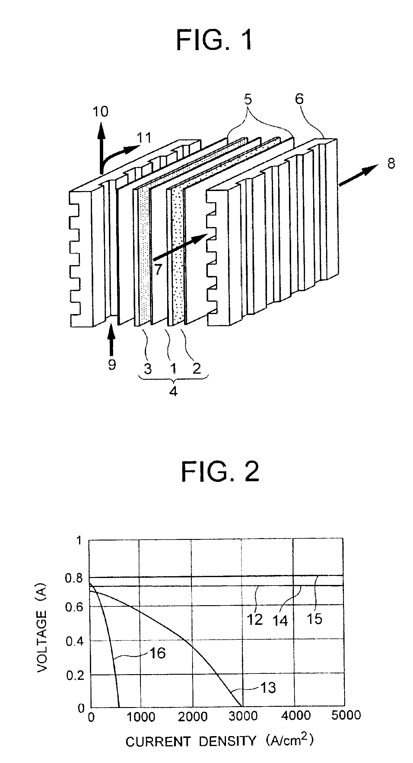 Solid polyelectrolyte, assembly of membrane and electrodes, and fuel cell