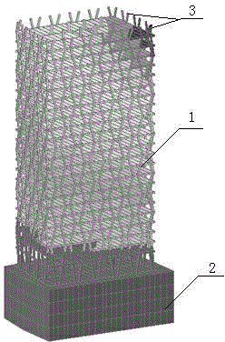 All-steel structure building and construction method thereof