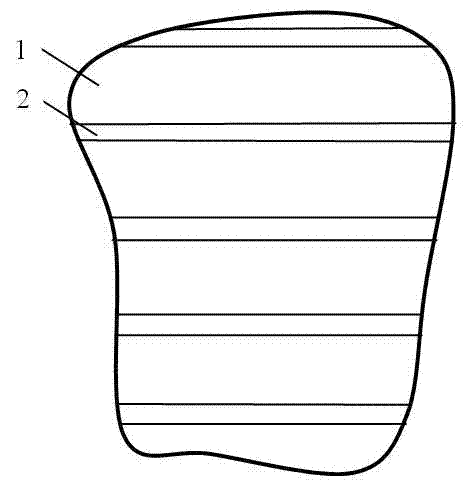 Warm-keeping clothes with transverse ridges and manufacture method
