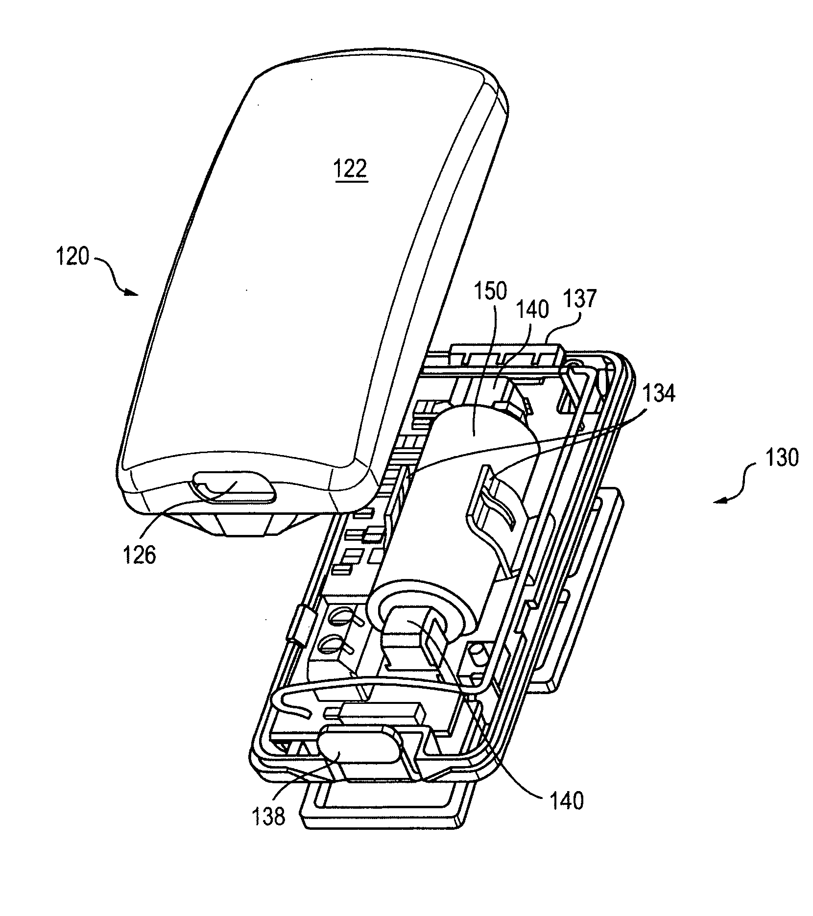 Impact resistant battery housing with cover