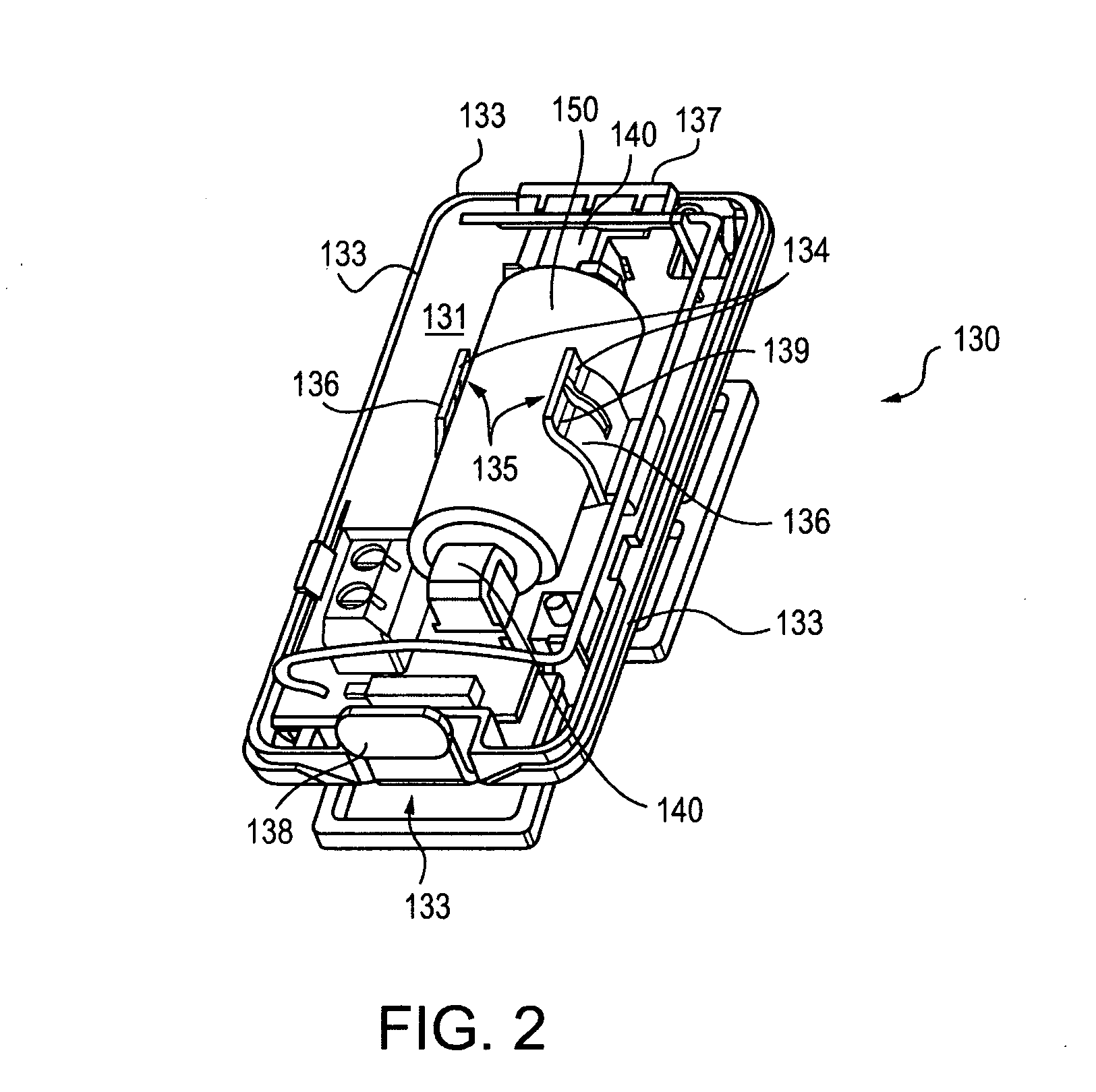 Impact resistant battery housing with cover