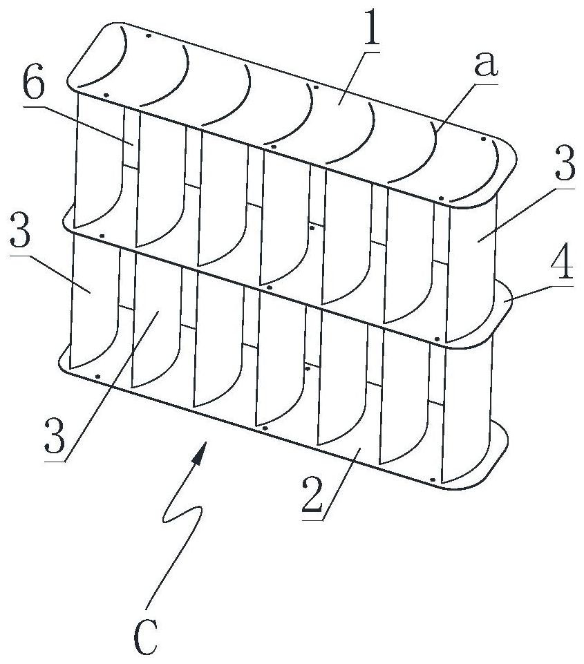 Flow guide component for sand dust test boxand circulating air duct system