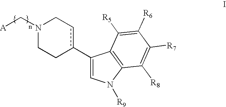 Substituted-3-indolyl-4-piperidino-alkyl heterocycles for the treatment of depression