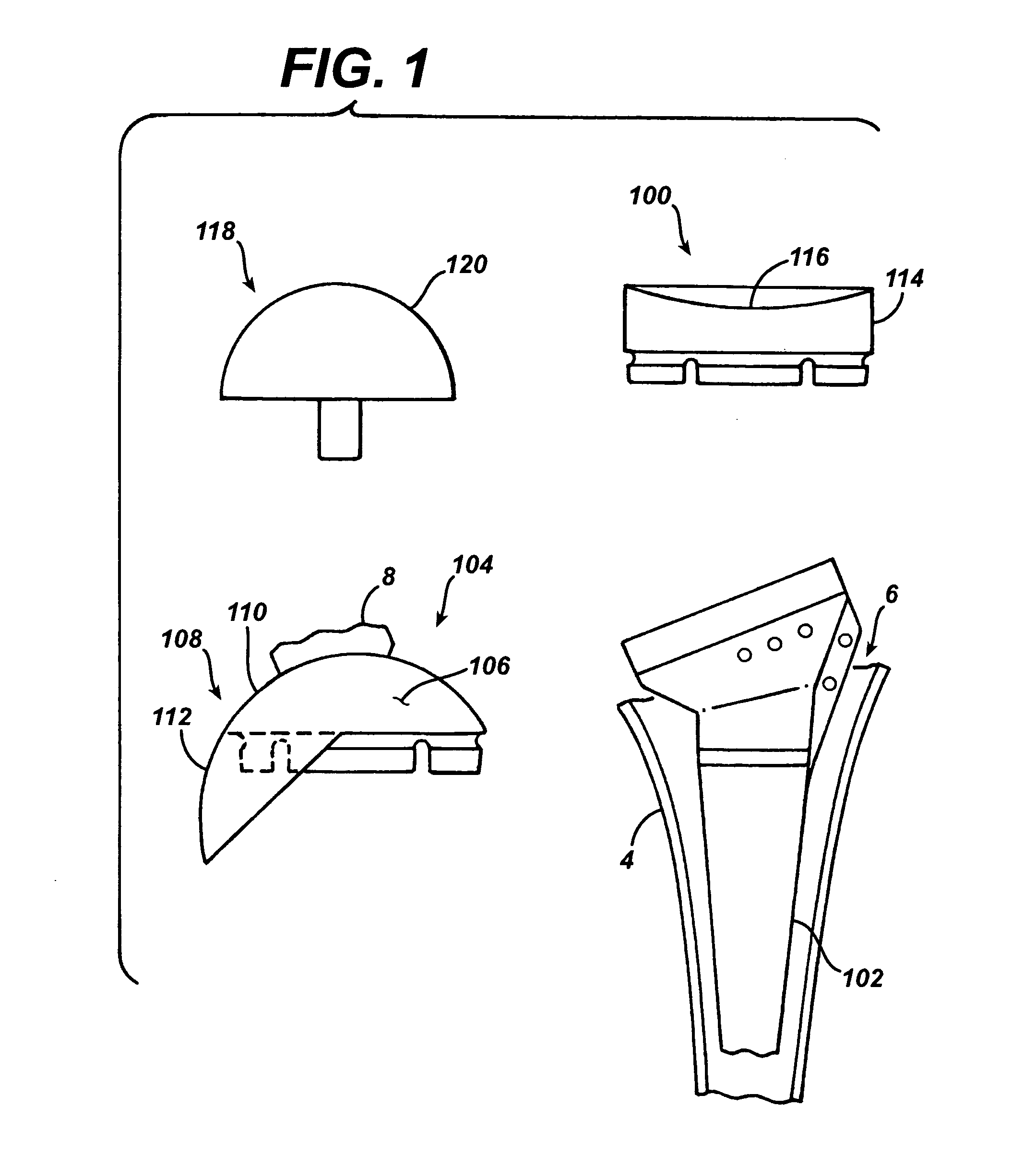 Extended articulation prosthesis adaptor and associated method