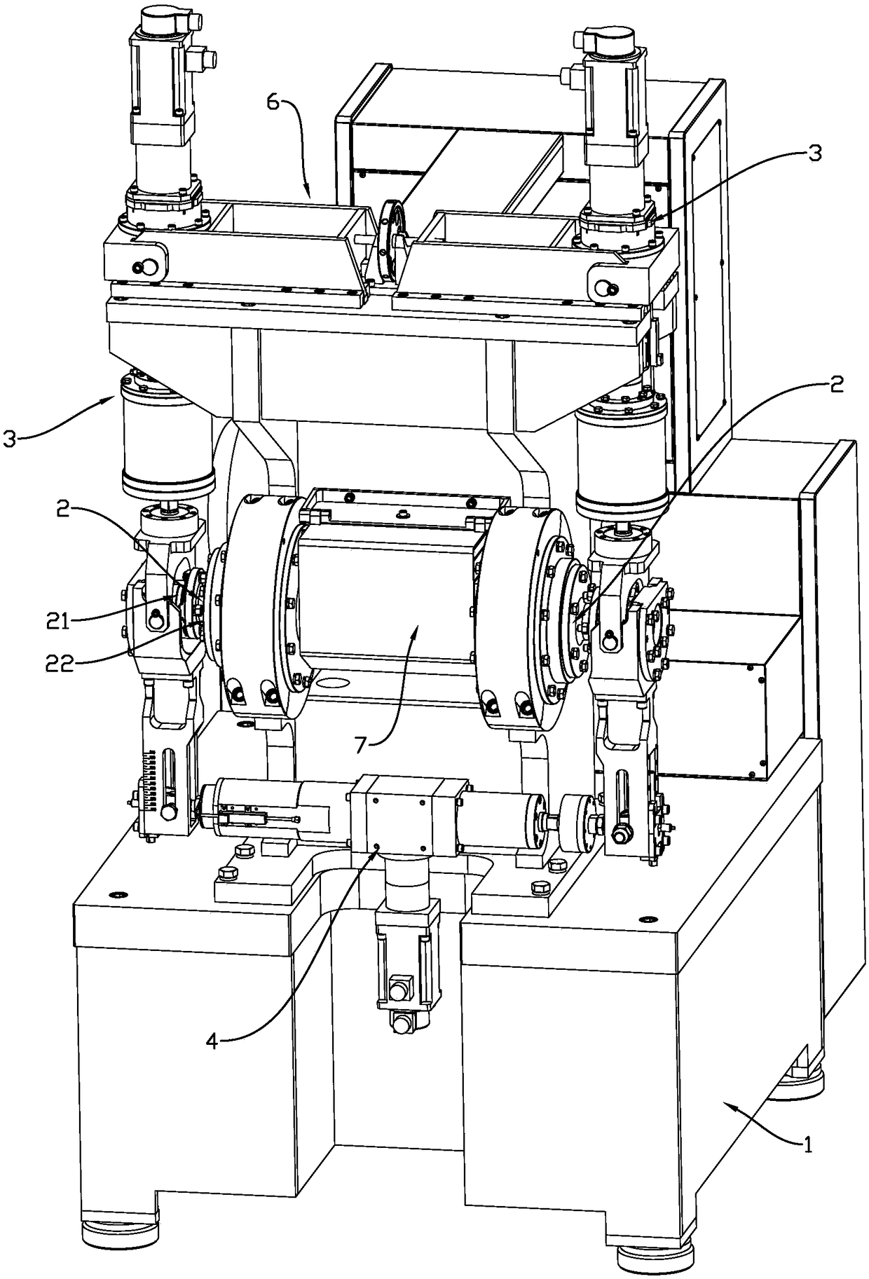 Automobile hub bearing testing machine