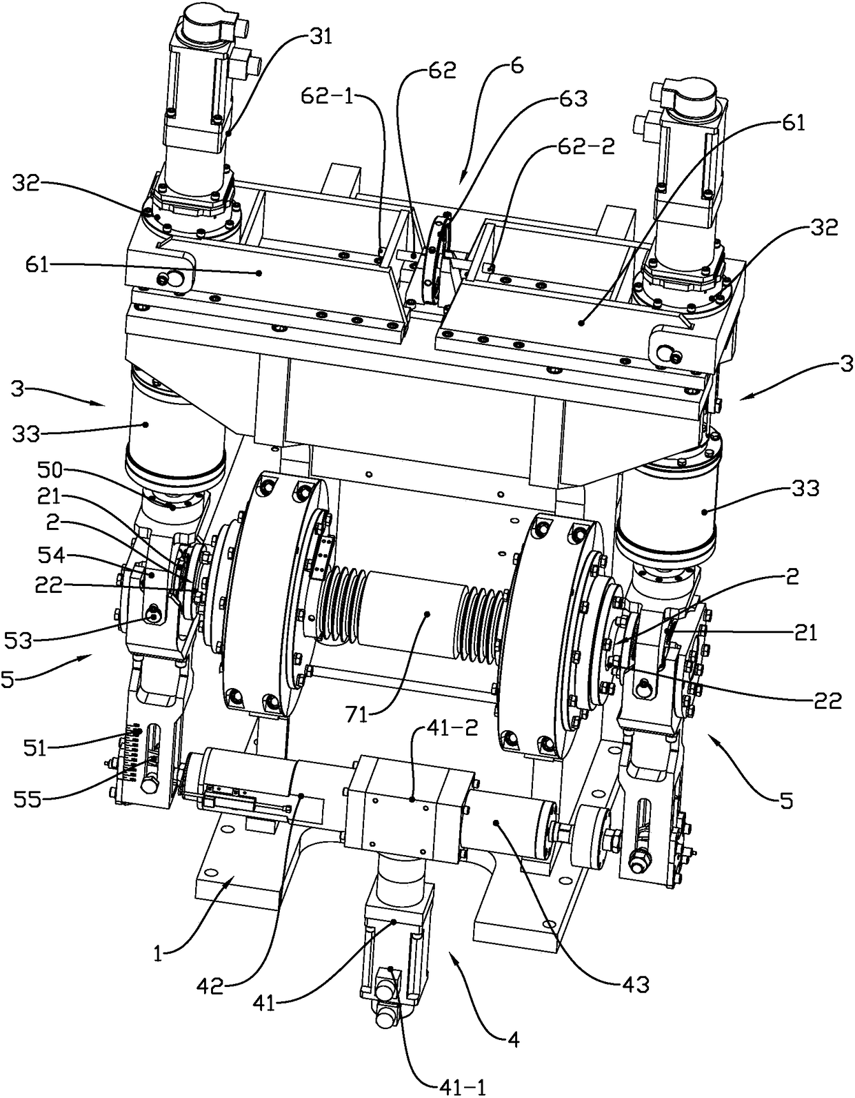 Automobile hub bearing testing machine
