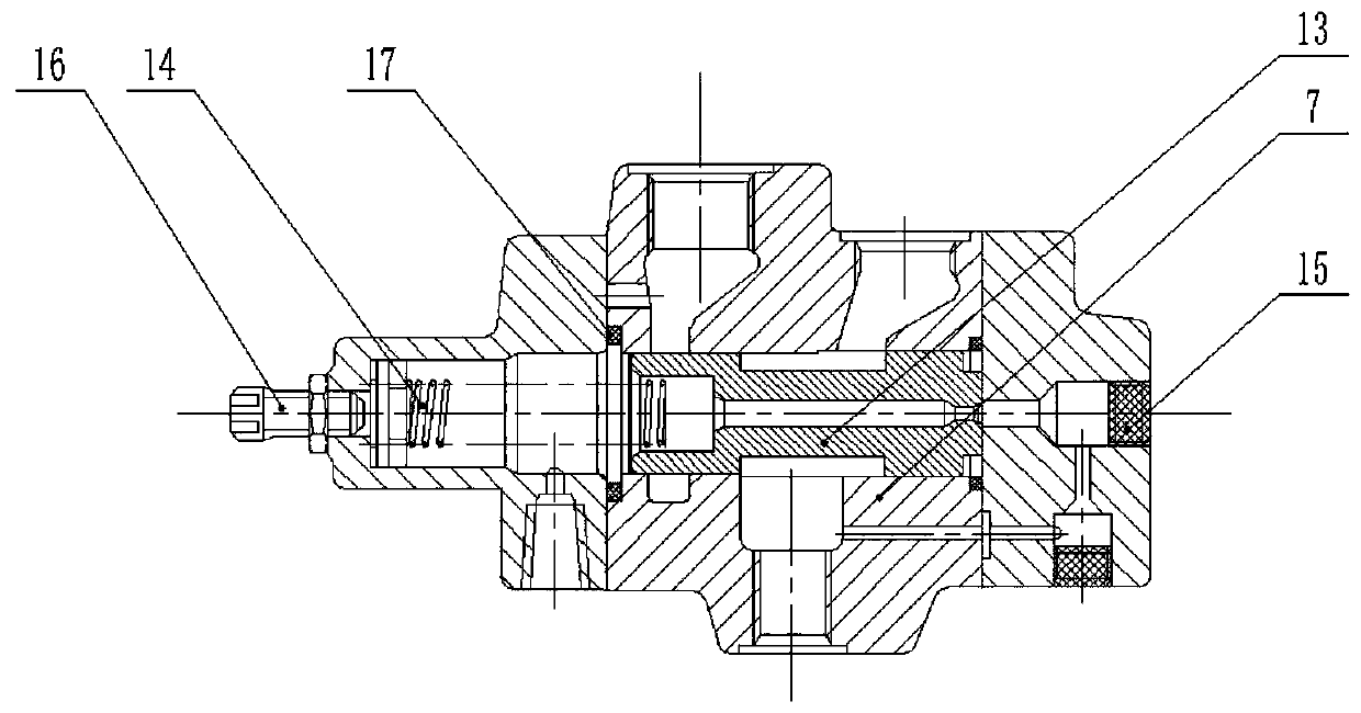 A hydraulic automatic flow-selection transmission system