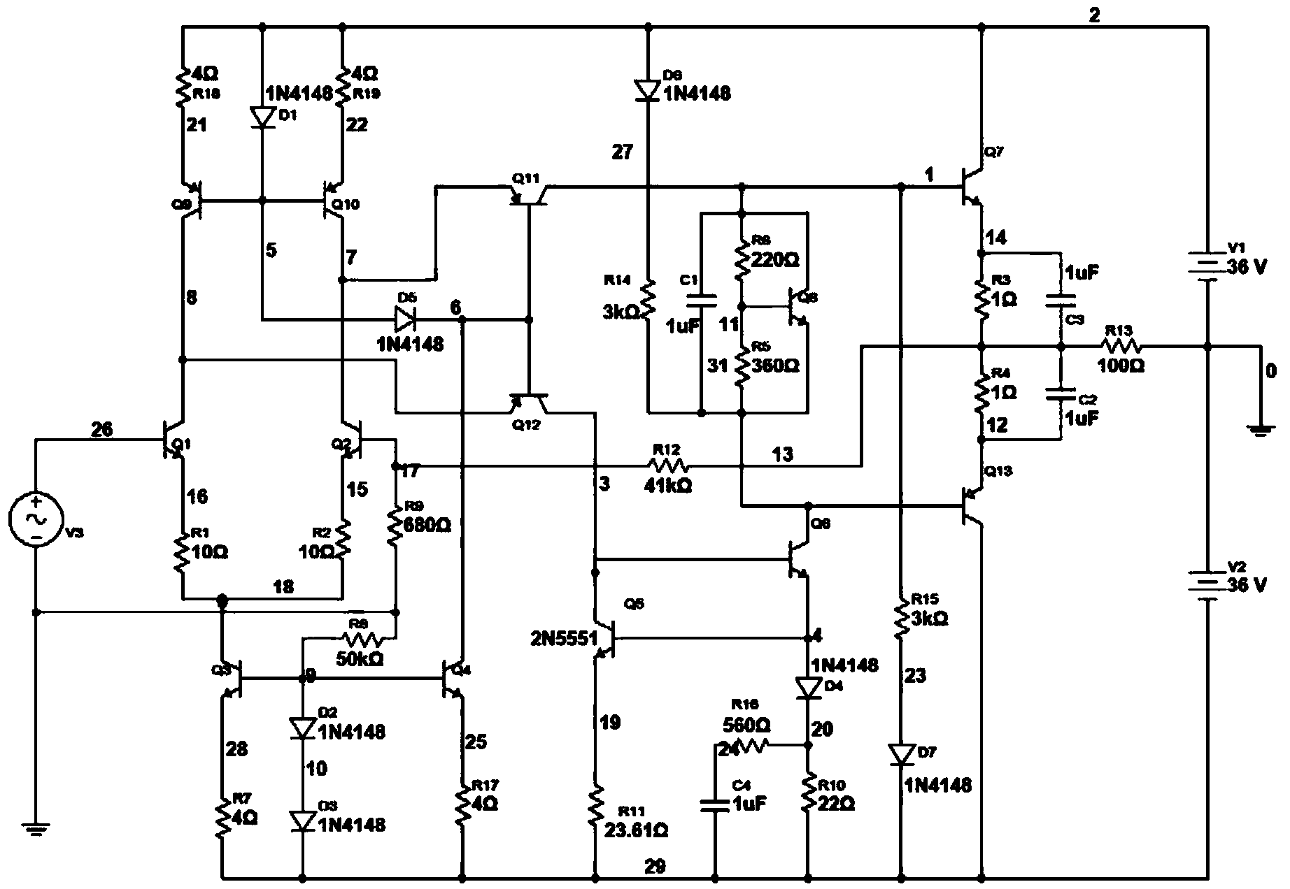 0-10M wideband amplifier