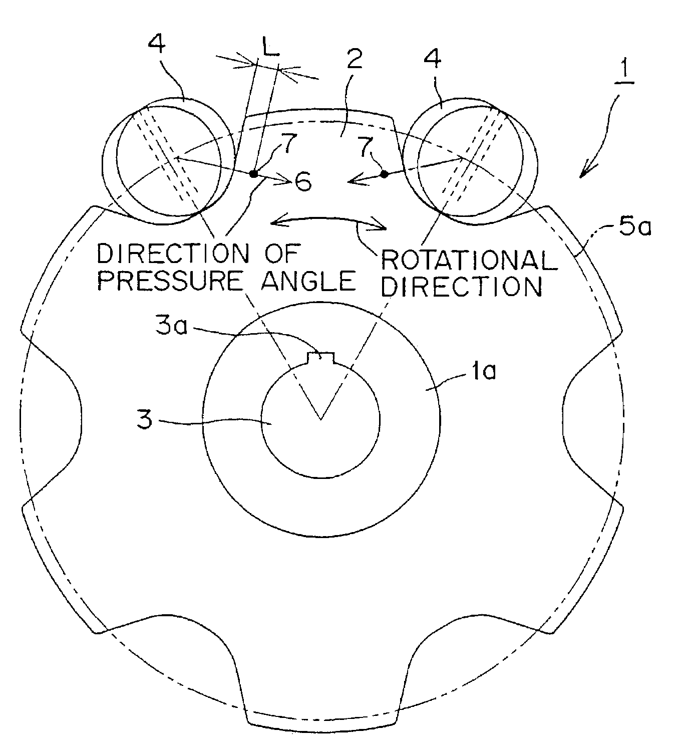Sprocket with wear limit indication
