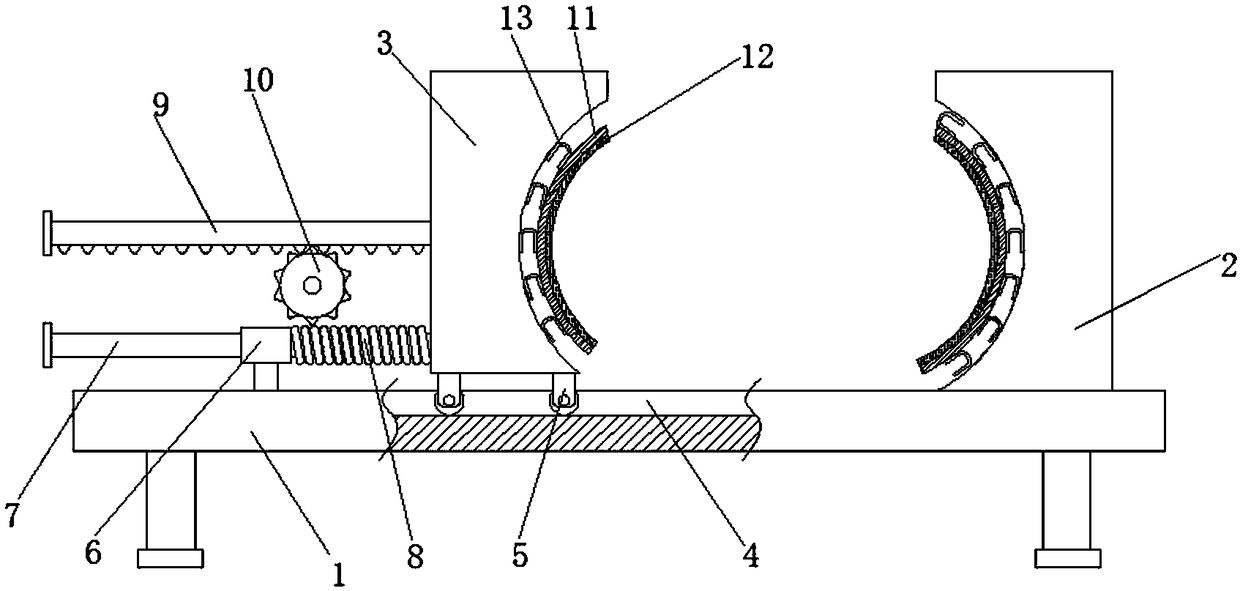 Fixing device for hardware processing