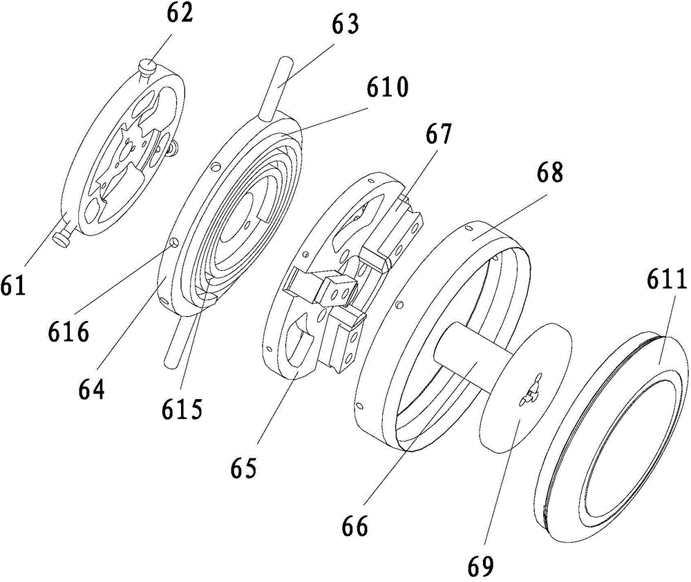 Polishing clamping device for special-shaped surface products