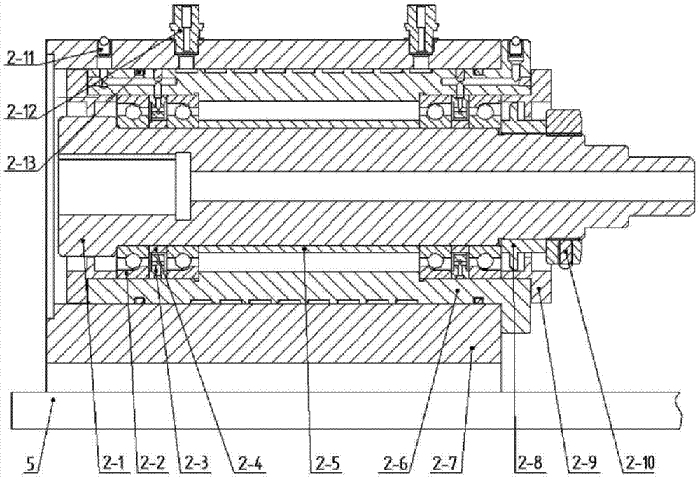 A bearing fault prediction test system