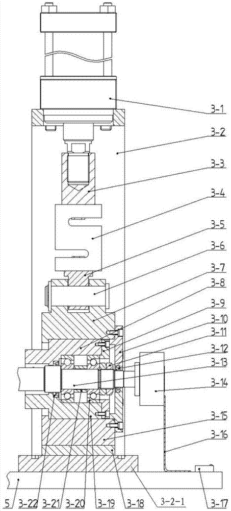 A bearing fault prediction test system