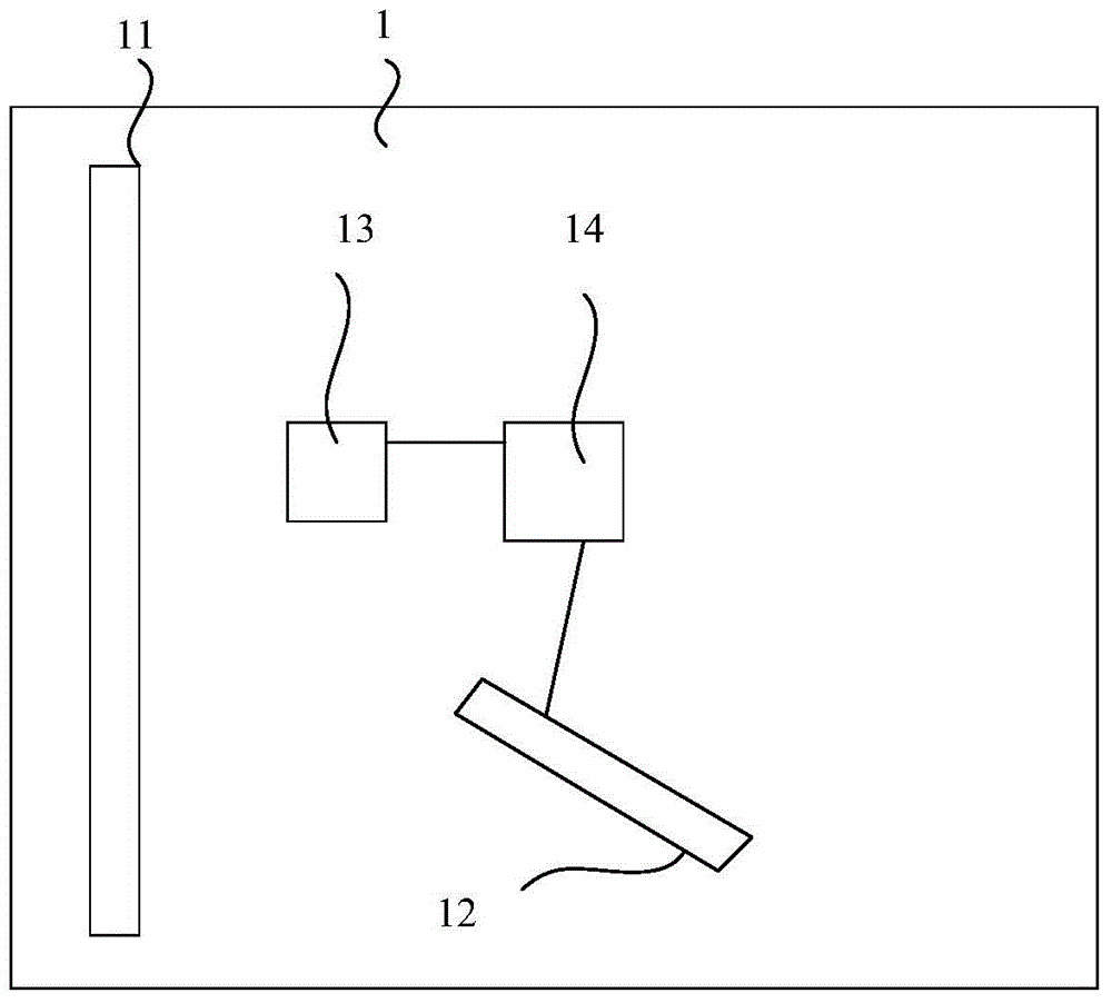 Projection system and adjusting method for emergent light of laser pen in projection system