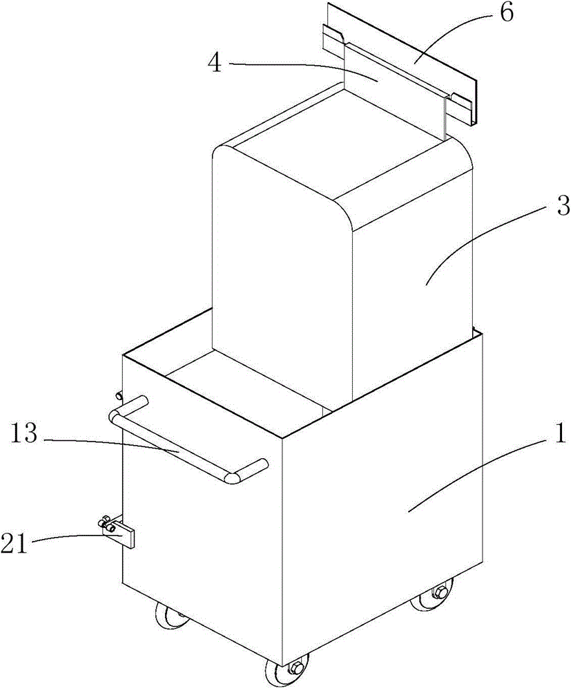 Iron filings box of lathe