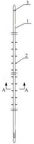 Fishbone needle type cathode line for wet type electric precipitator