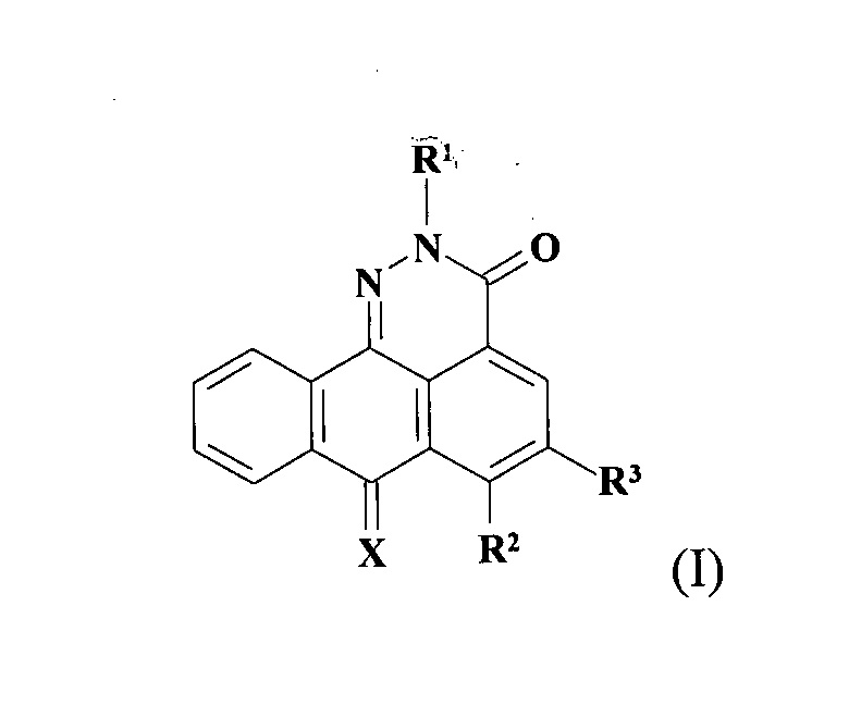 Asymmetrically substituted anthrapyridazone derivatives as cytostatics