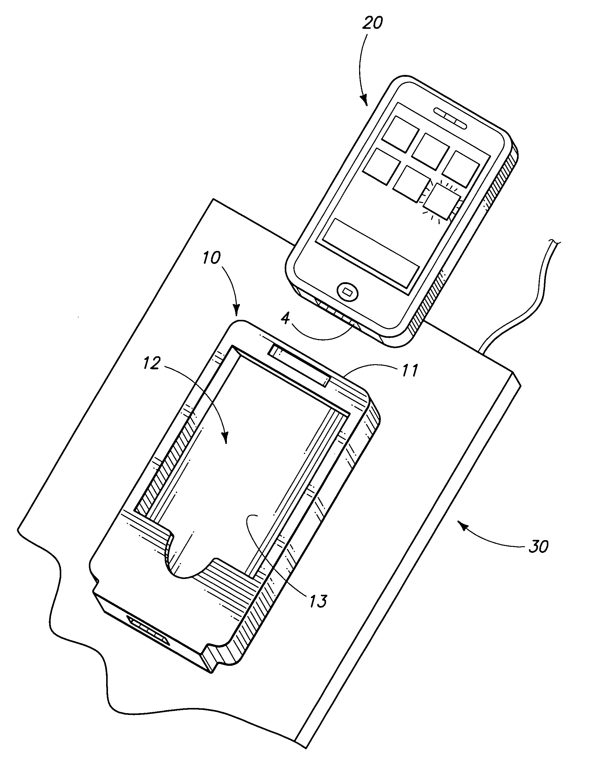 Inductively powered sleeve for mobile electronic device