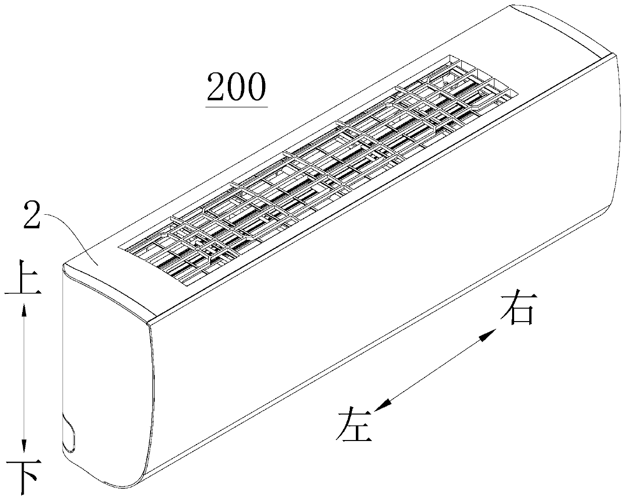 Face frame assembly of air conditioner and air conditioner having same