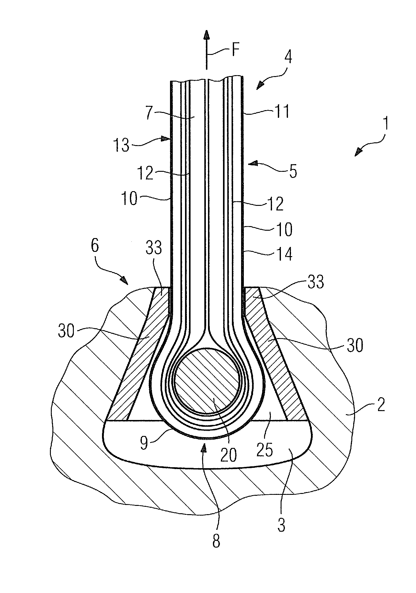 Turbine or compressor blade