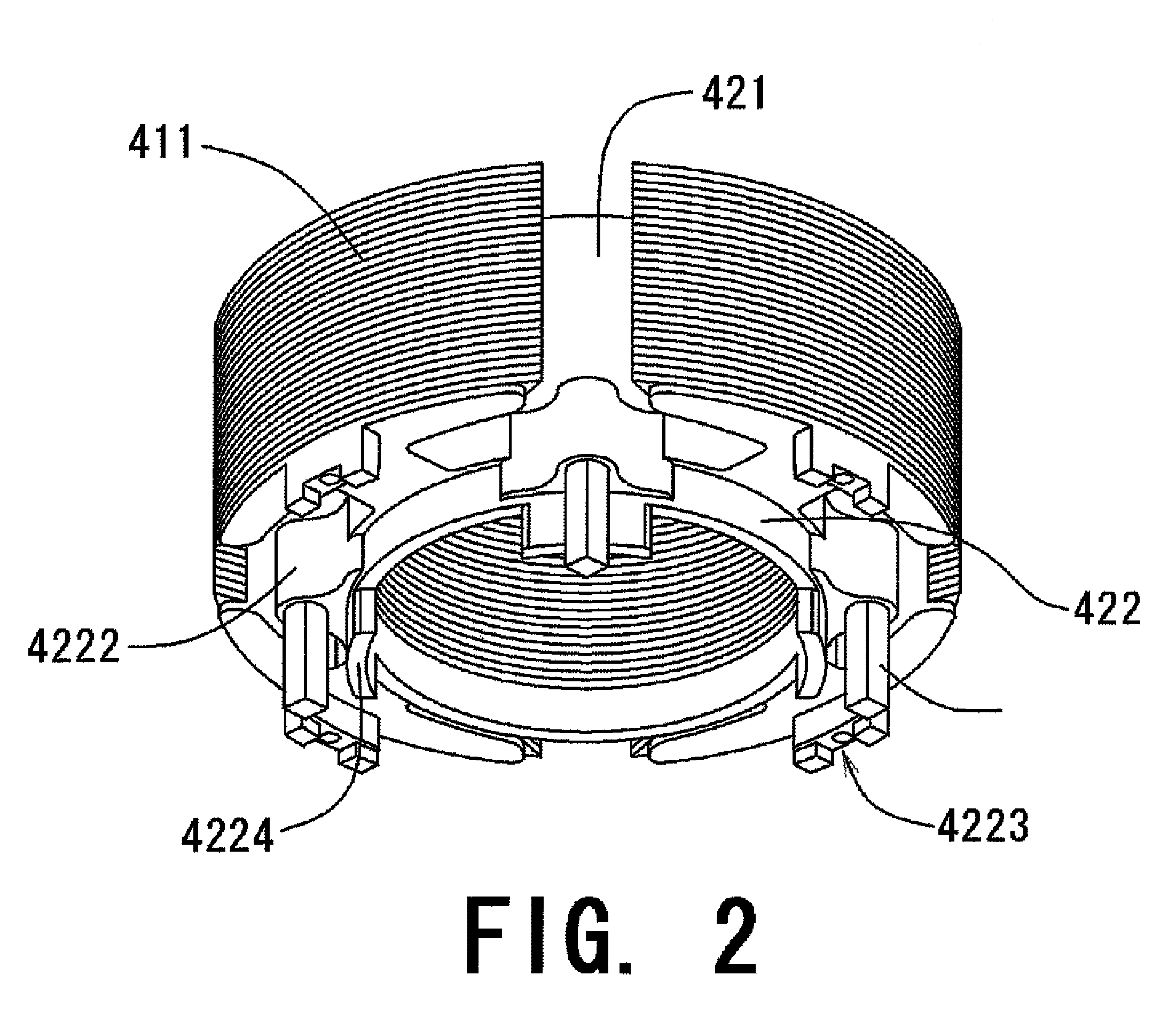Fan and motor used thereto