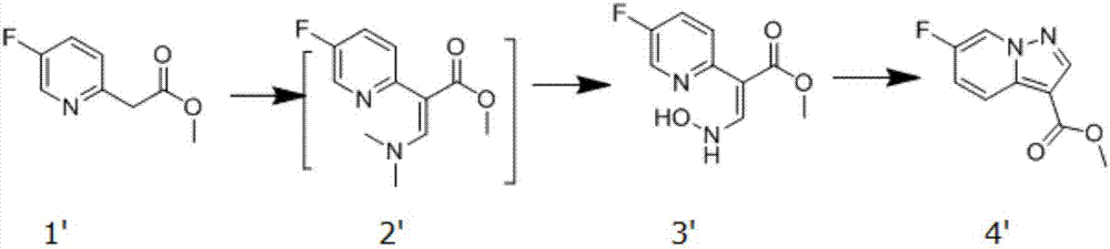 Pyrazolo[1,5-a]pyridine-3-carboxylate derivative synthetic method