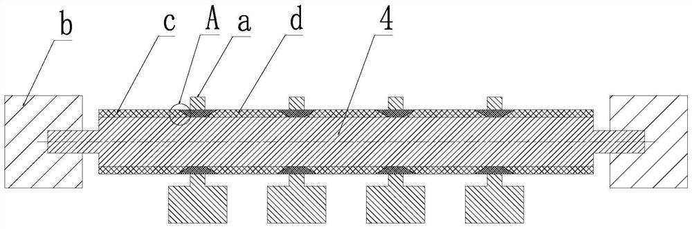 A kind of composite material tube fiber winding molding method