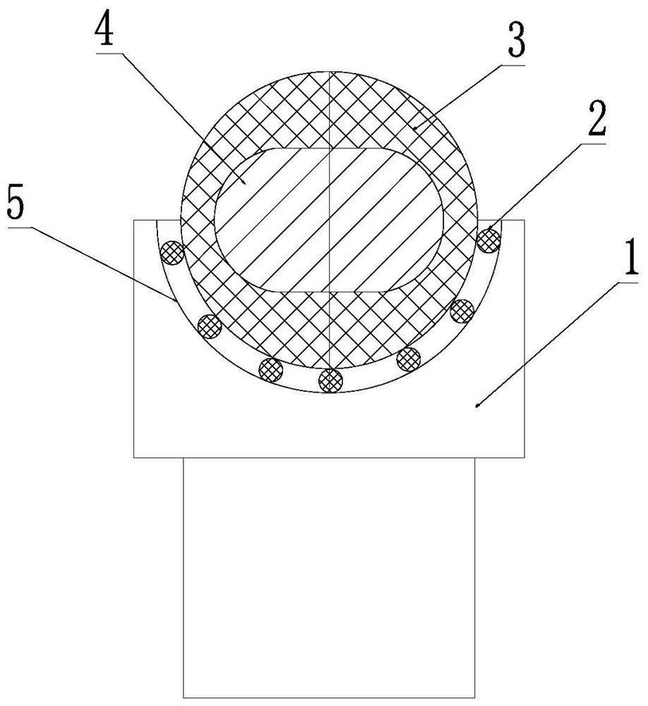 A kind of composite material tube fiber winding molding method