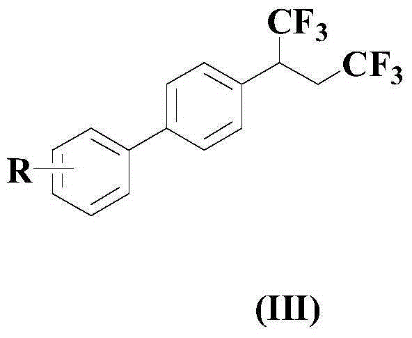 Trifluoromethylation method for biphenylyl olefin compound