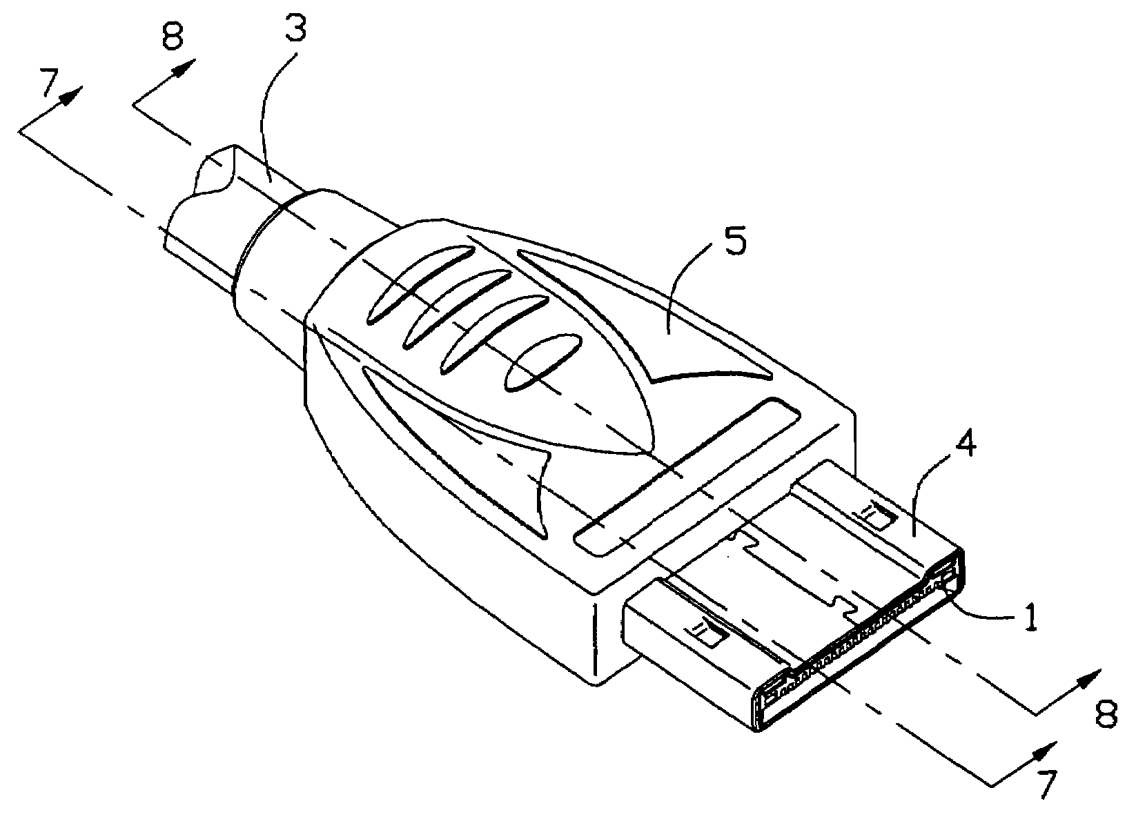Electrical connector assembly with reduced crosstalk and electromaganetic interference
