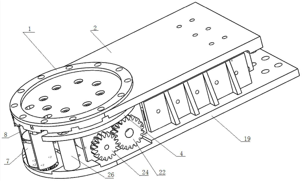 Modular flexible connection device allowing dynamic adjustment of stiffness