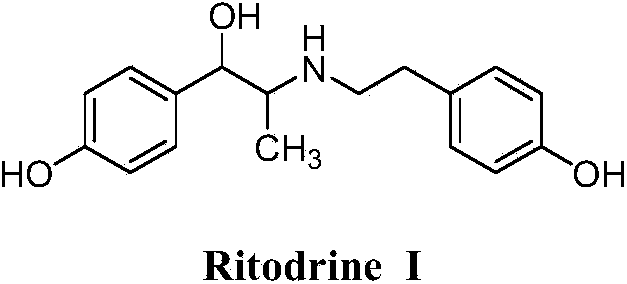 Preparation method of ritodrine