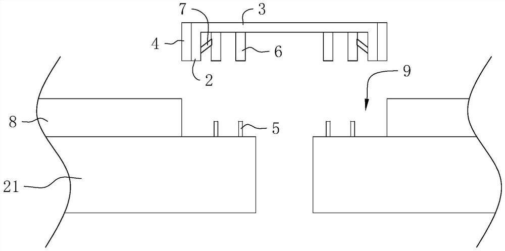 Bridge assembly type expansion joint device construction method