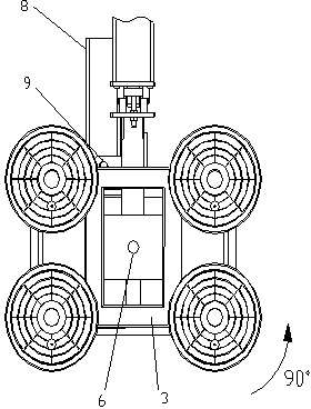 Pneumatic vertical rotating suction machine and utility unit thereof