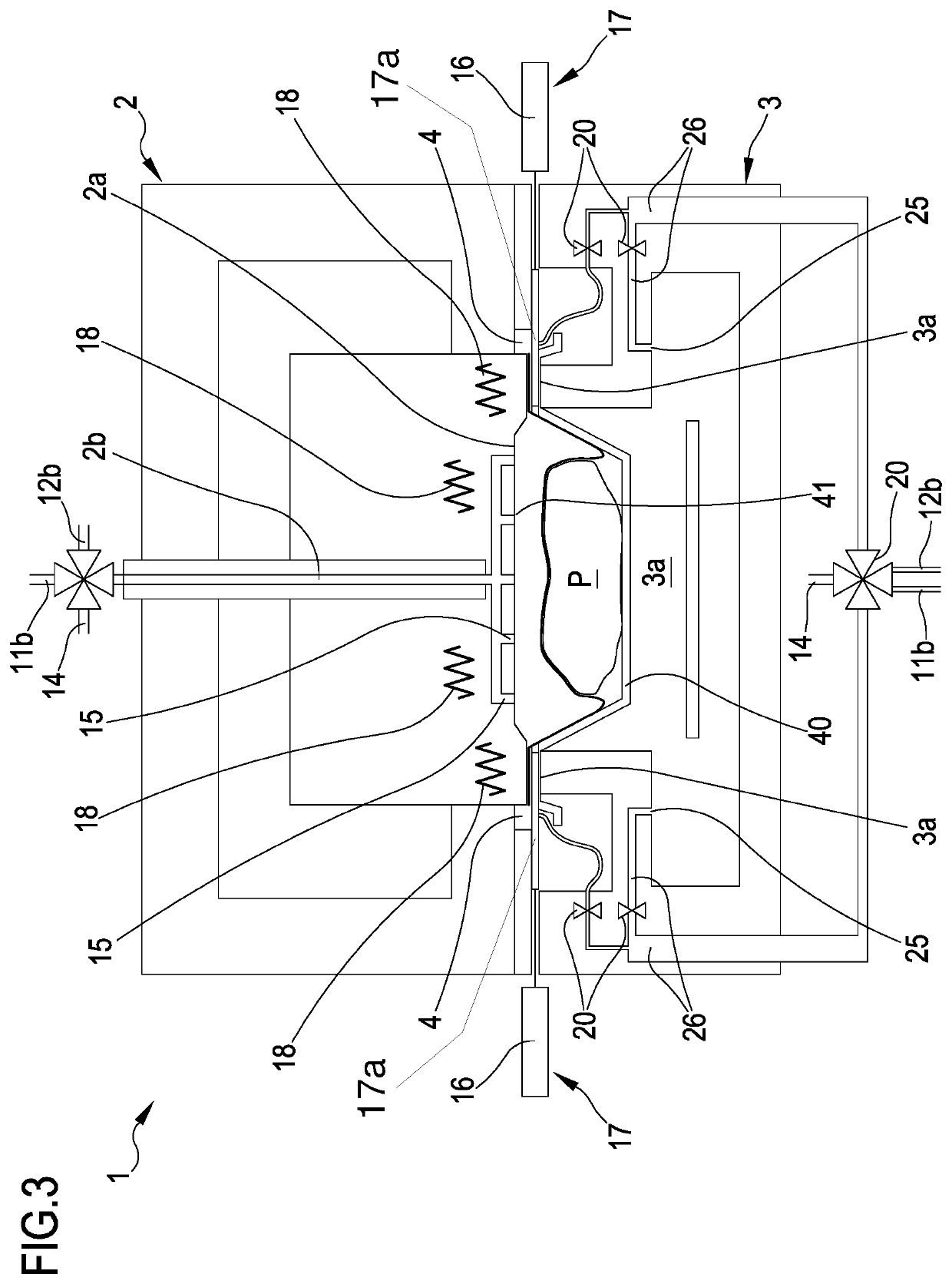 Plant and process for vacuum packaging products