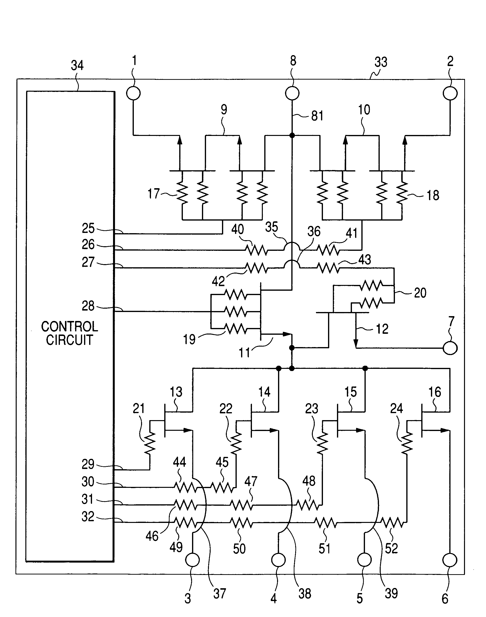Antenna switch circuit and high frequency module having the same