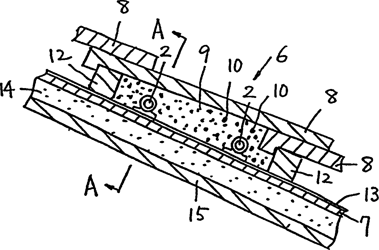 Roof thawing structure