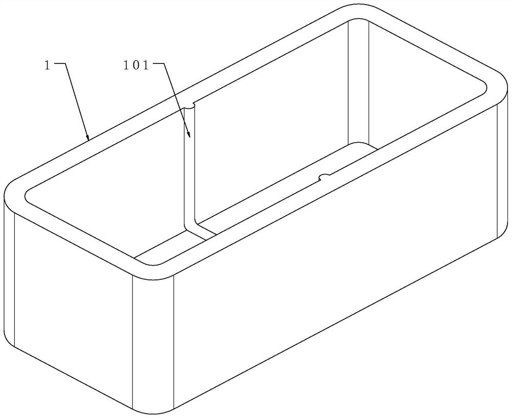 Bathtub with partition