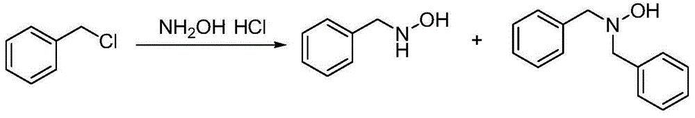 Method for synthesizing N-benzylhydroxylamine hydrochloride