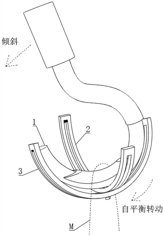 A self-balancing anti-dropping crane hook with auxiliary hook