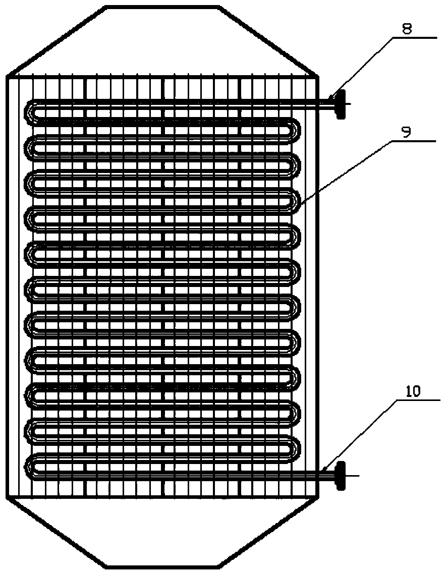 Heat accumulating type heat exchanger for waste-heat utilization during cement production process